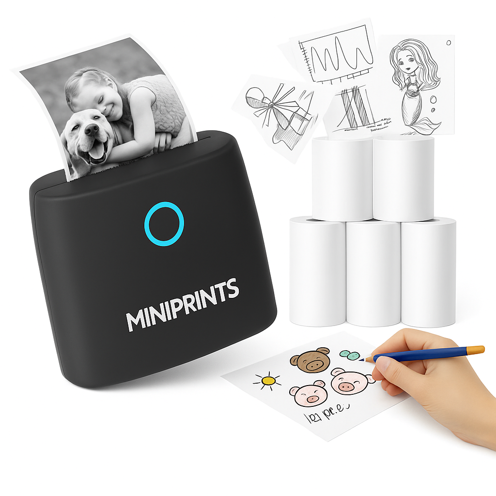 MiniPrints™ Bluetooth Thermal Printer